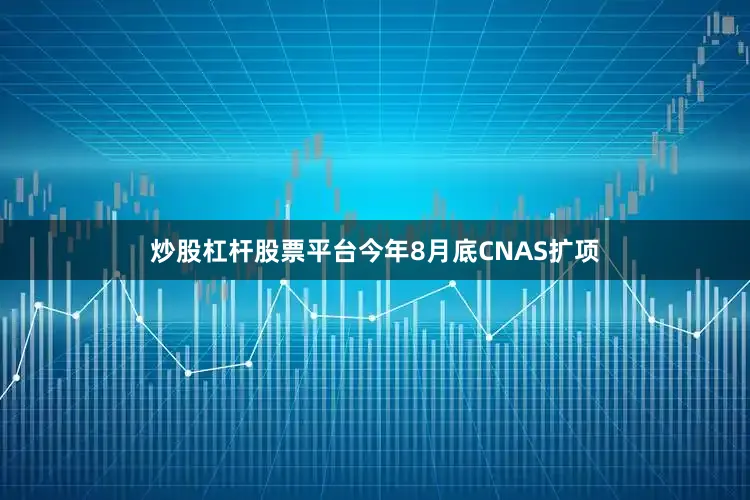 炒股杠杆股票平台今年8月底CNAS扩项